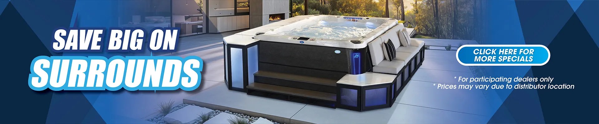 Calspas hot tub being used in a family setting - Lodi