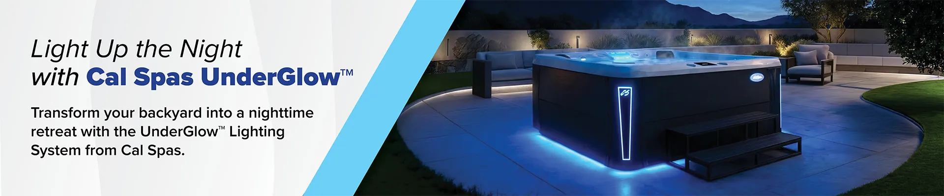 Calspas hot tub being used in a family setting - Lodi